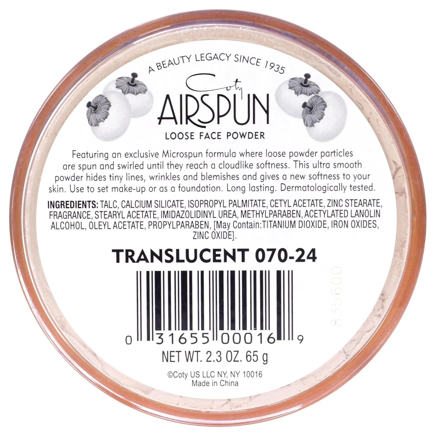 AirSpun Face Loose Powder 65g