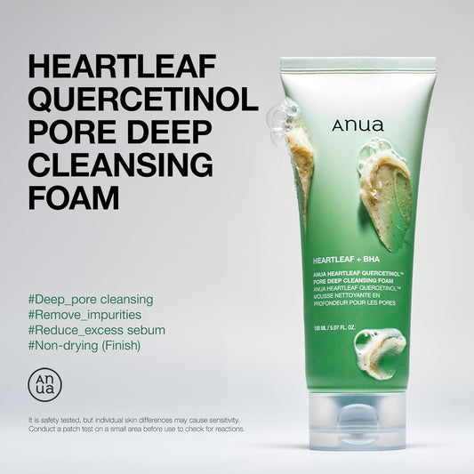 Anua - Heartleaf Quercetinol Pore Deep Cleansing Foam 150 ML