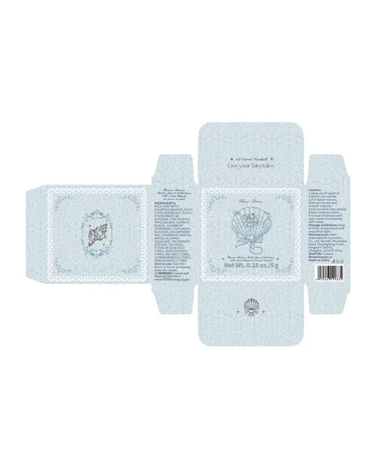 Flower Knows Shell's Jewel Silk Satin Blush