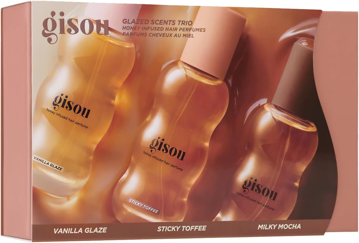 Gisou Glazed Scents Trio – Honey Infused Hair Perfume Minis Gift Set