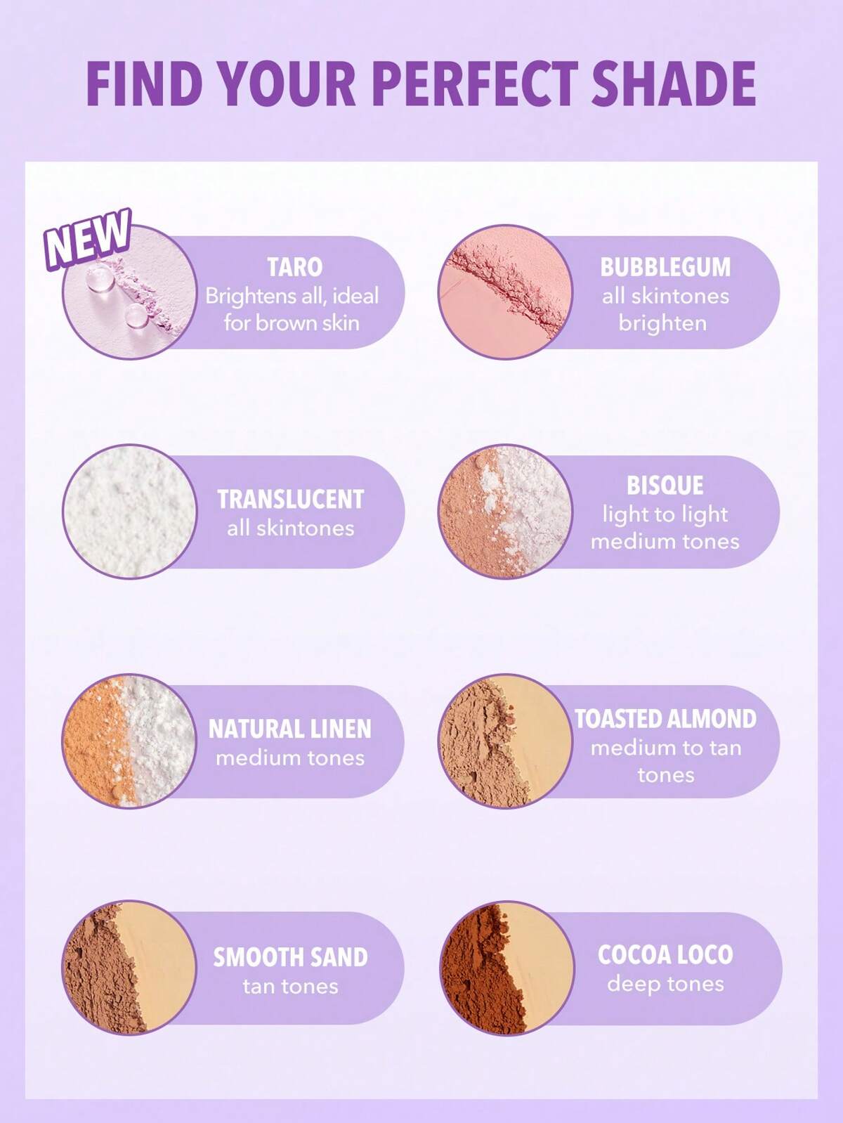 Insta-Ready Face & Under Eye Setting Powder Duo-SHADE TARO