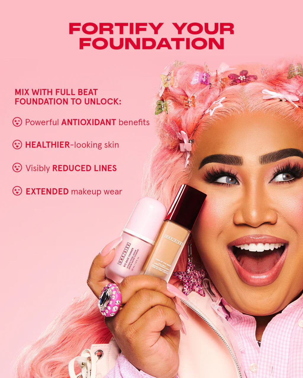 One Size B12 Base Thinner Vitamin Pearl Serum-30 ML