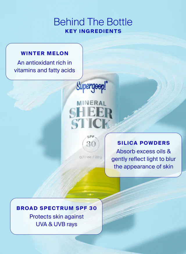 Supergoop Mineral Sheerscreen Stick 20g