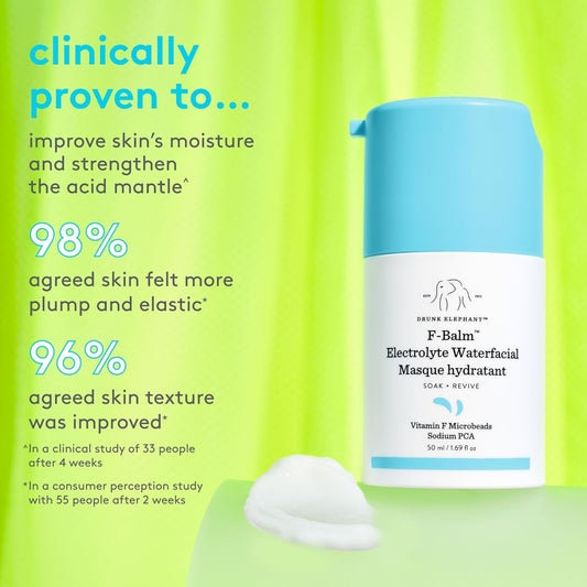 Drunk Elephant F-Balm Electrolyte Waterfacial Masque 15 ml