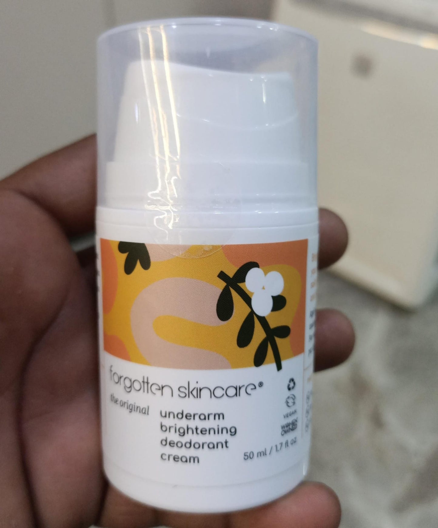 FORGOTTEN SKINCARE The Original Underarm Brightening Deodorant Cream 100ML