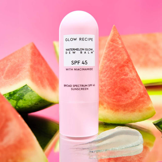 Glow recipe watermelon dew balm SPF 45 sunscreen stick