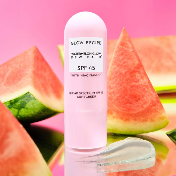 Glow recipe watermelon dew balm SPF 45 sunscreen stick