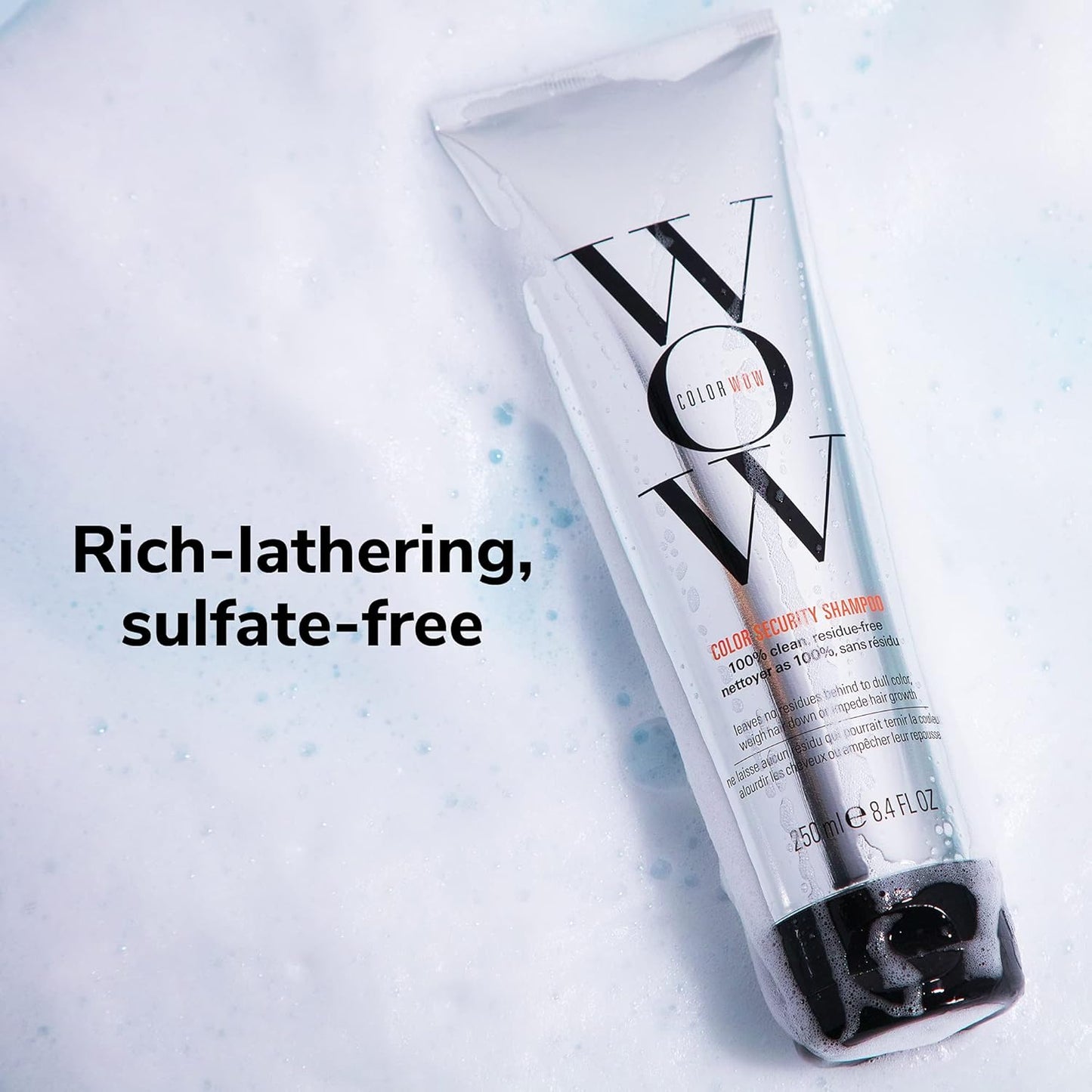 COLOR WOW Color Security Shampoo – Sulfate Free & Residue-Free Formula 250 ML
