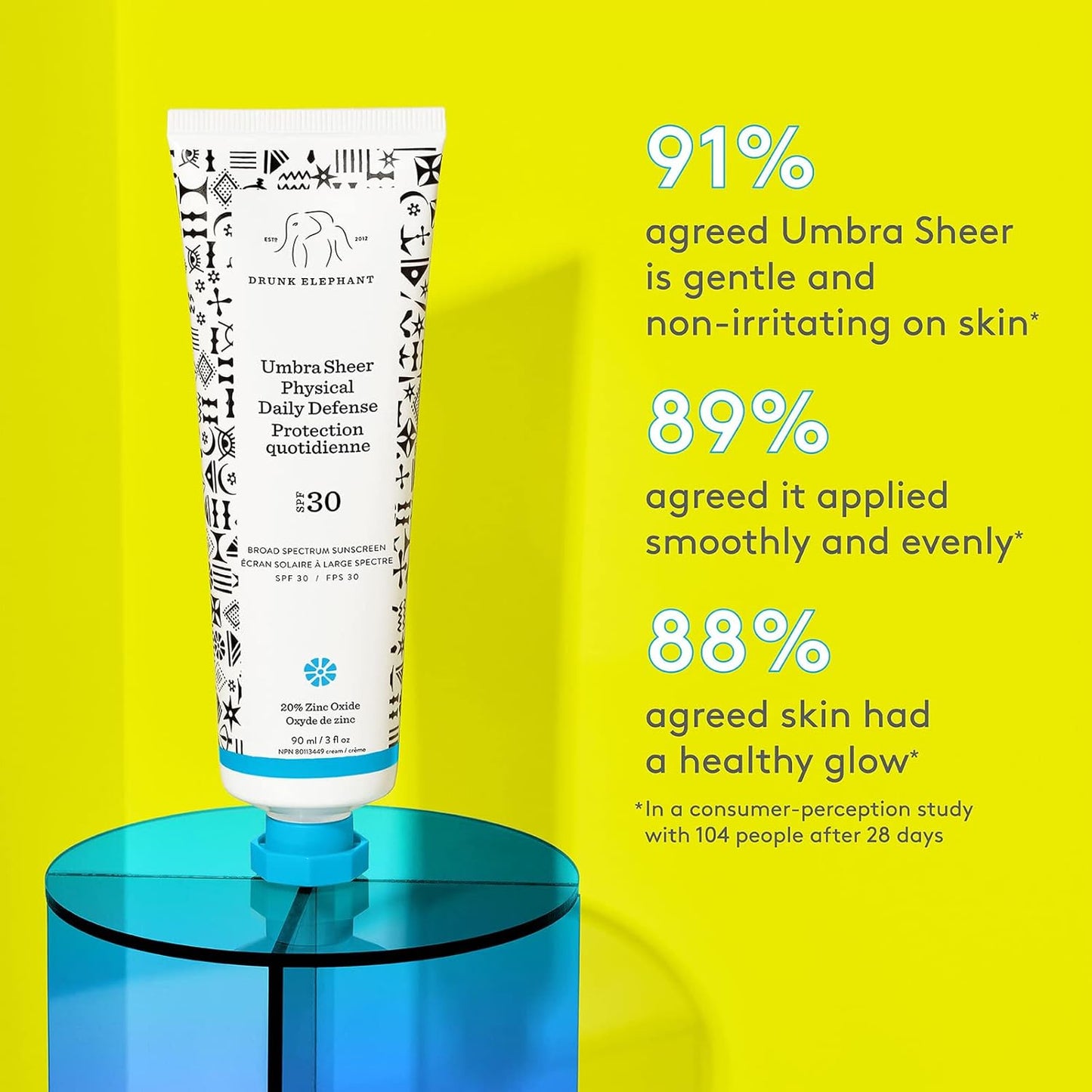 Drunk+Elephant SPF 30 Umbra Sheer Physical Defense Sunscreen