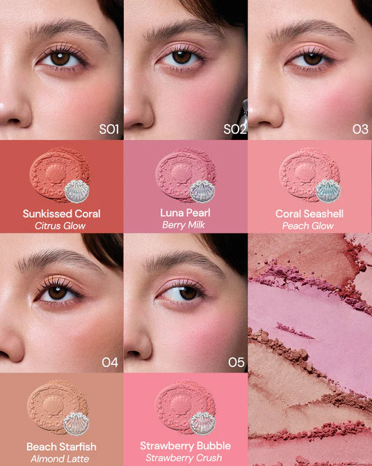 Flower Knows Shell's Jewel Silk Satin Blush