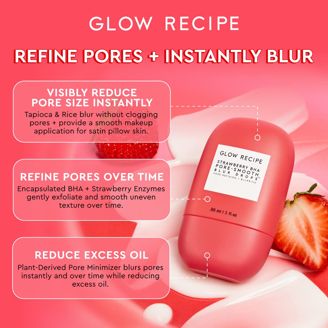 Glow Recipe Strawberry Pore Smooth Blur Drops
