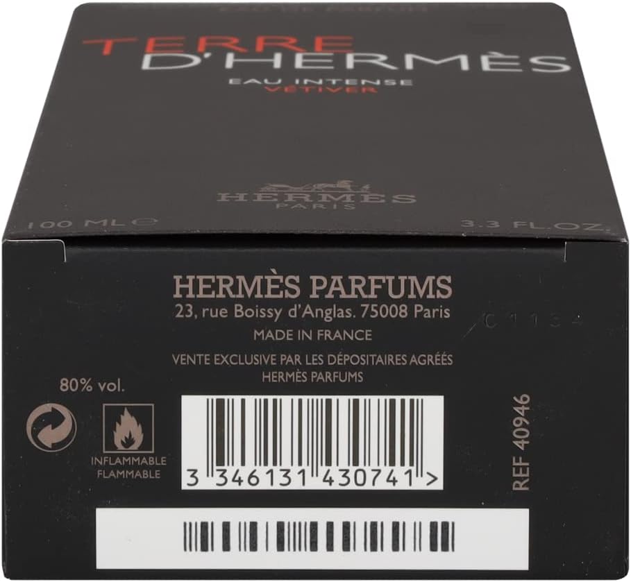 Hermes Edp Terre Intense Vetiver Perfume For Him