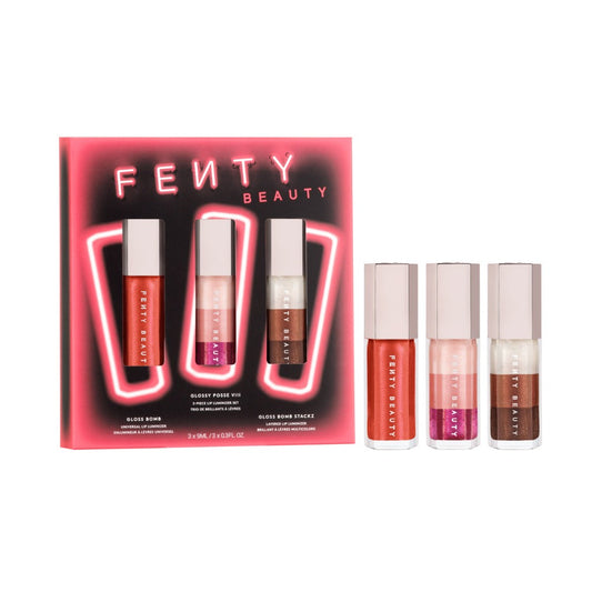 Fenty Beauty by Rihanna -Glossy Posse VIII3-Piece Lip Luminizer/Set