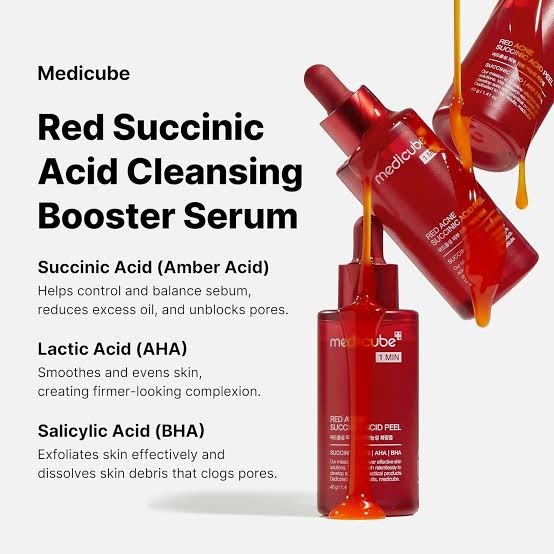 MEDICUBE
Medicube: Red Acne Succinic Acid Peel 40g