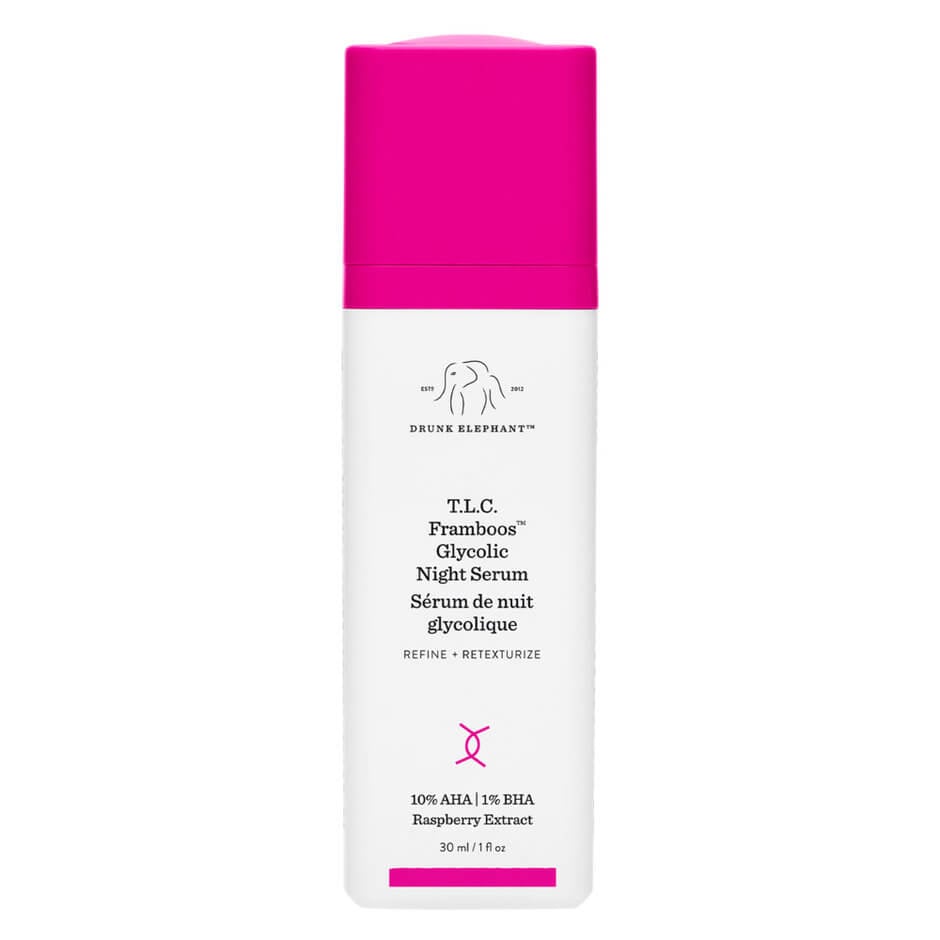 Drunk Elephant T.L.C. Framboos Glycolic Serum - Exfoliating AHA Serum - Clean Clinical Skincare