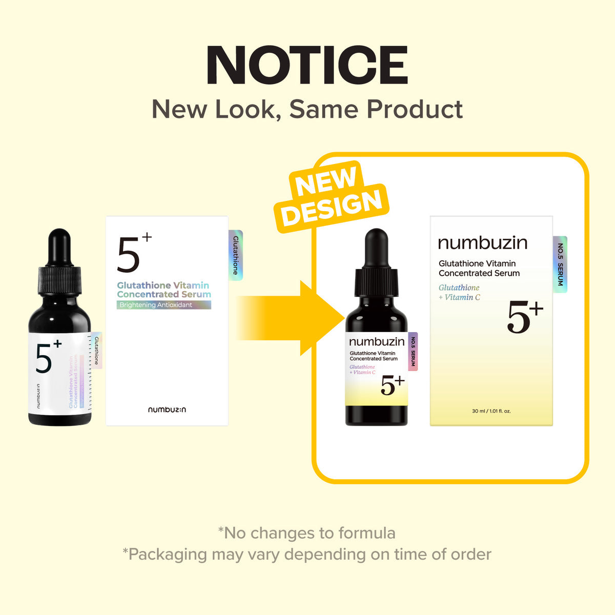 [Numbuzin] No.5 Vitamin Concentrated Serum 30ml