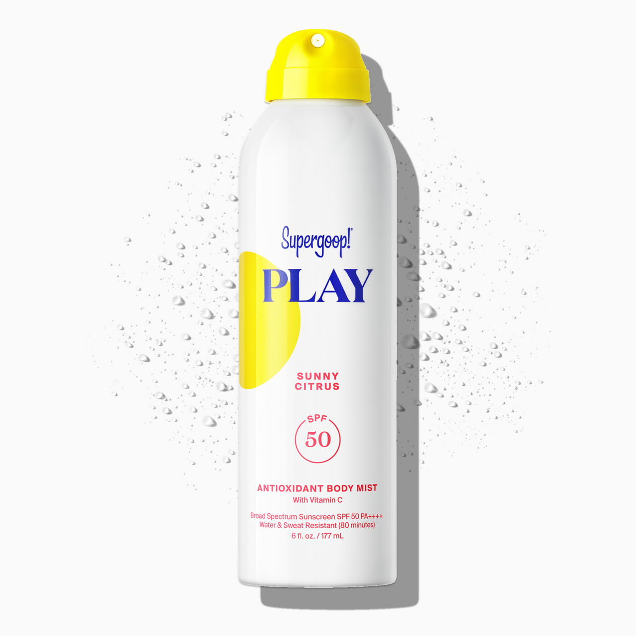 SUPERGOOP PLAY ANTIOXIDANT BODY MIST SPF 50 WITH VITAMIN C