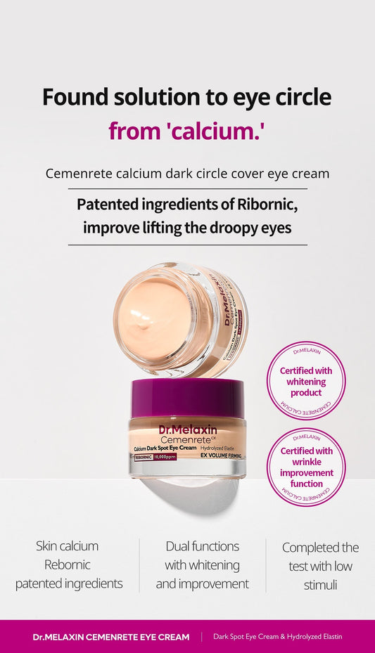 Dr Melaxin Cemenrete Calcium Dark Spot Eye Cream 15g