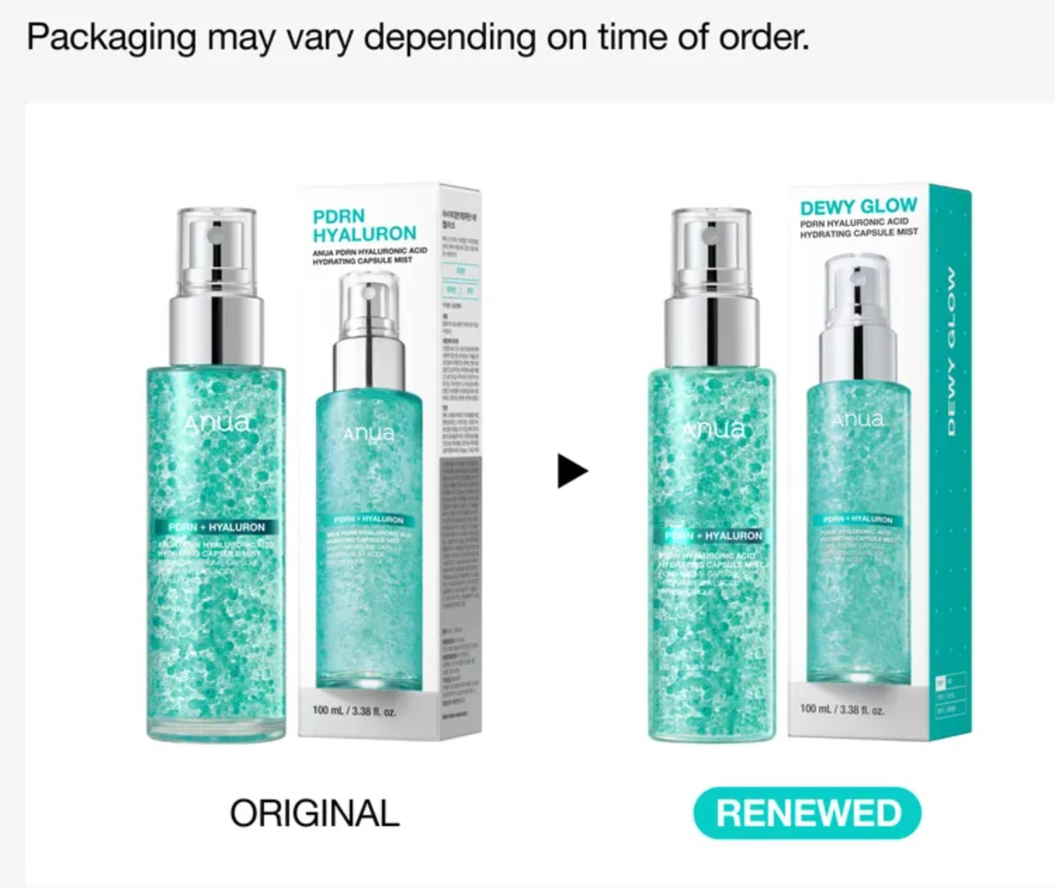 Anua PDRN Collagen Glow Facial Serum Spray