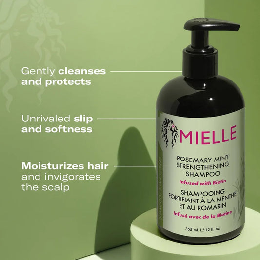Mielle Organics Rosemary Mint Hair Strengthening Shampoo 355 ML