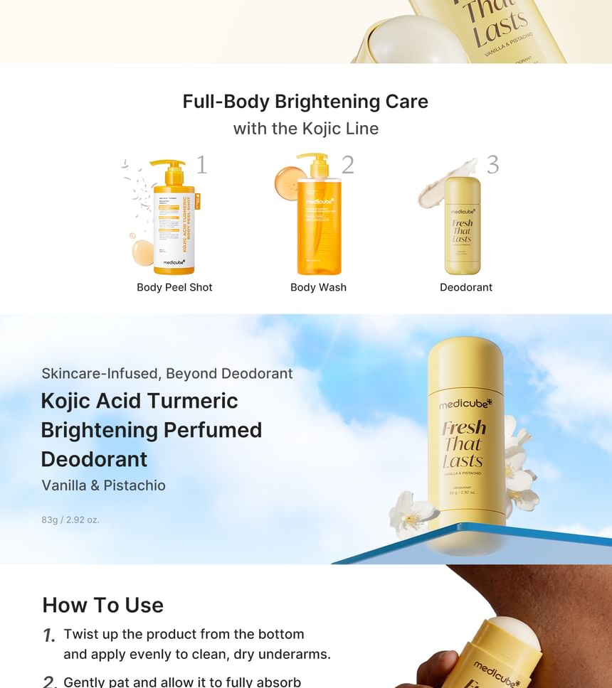 medicube - Vanilla & Pistacho Deodorant