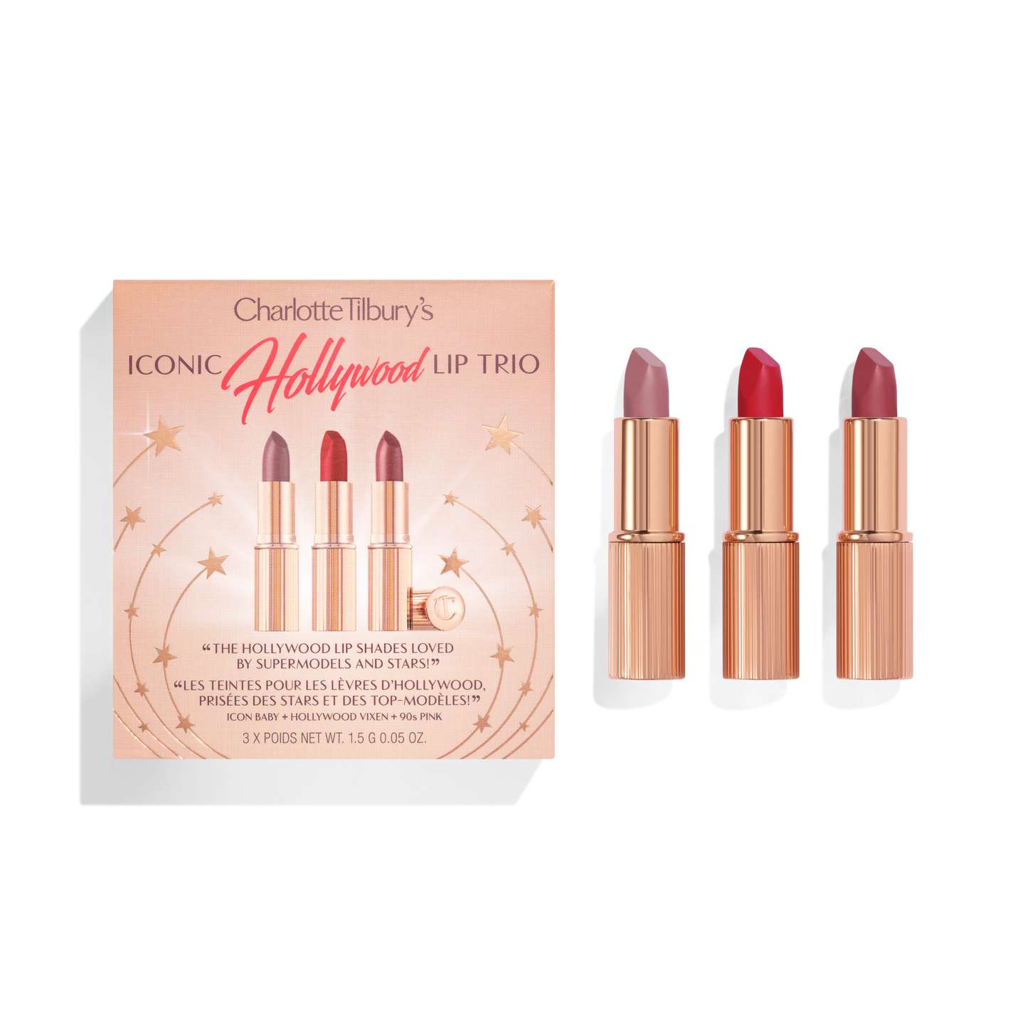 Charlotte Hollywood Mini Lip Trio