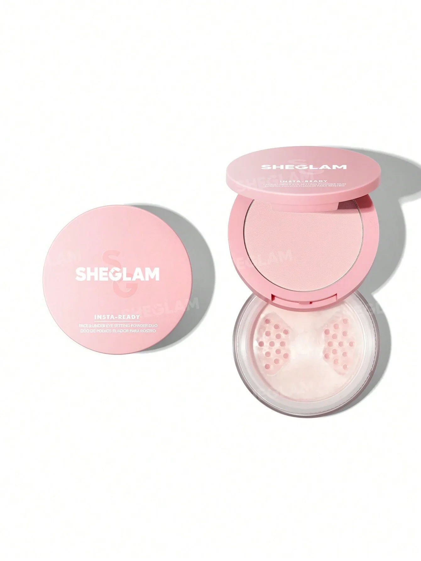 Insta-Ready Face & Under Eye Setting Powder Duo-Bubblegum