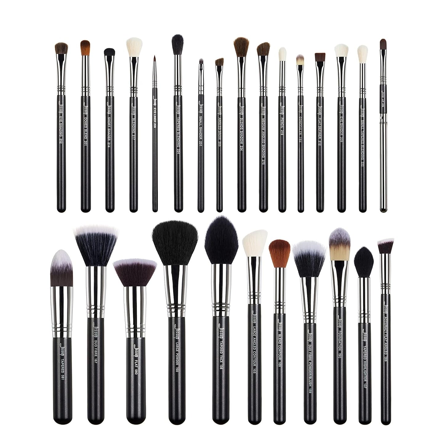 Jessup Makeup Brushes T-133 Set Professional 27 pcs