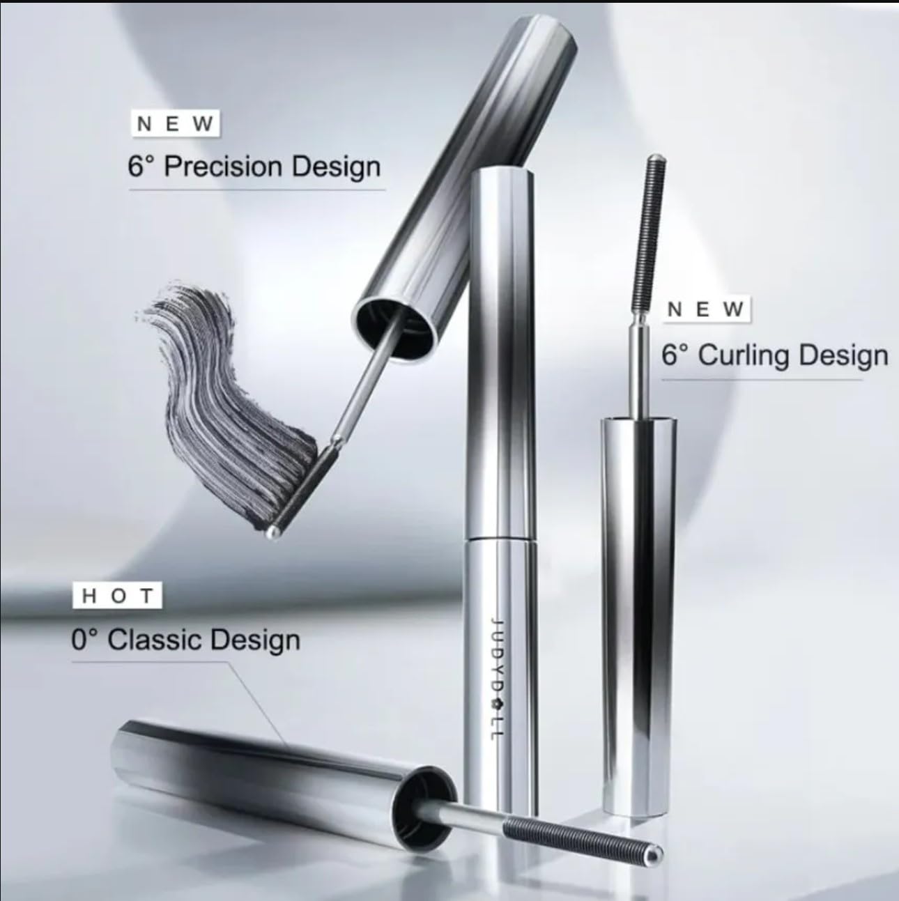 Judy Doll 3D Curling Eyelash Iron Mascara-Black