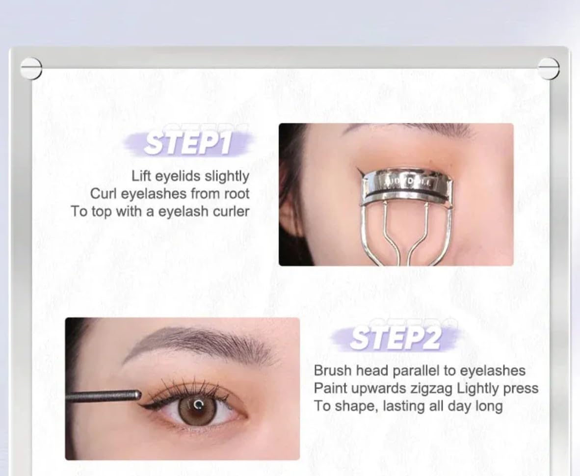 Judy Doll 3D Curling Eyelash Iron Mascara-Black