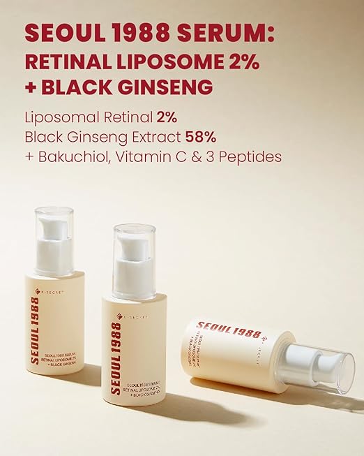 KSECRET - SEOUL 1988 Serum : Retinal Liposome 2% + Black Ginseng 30ML
