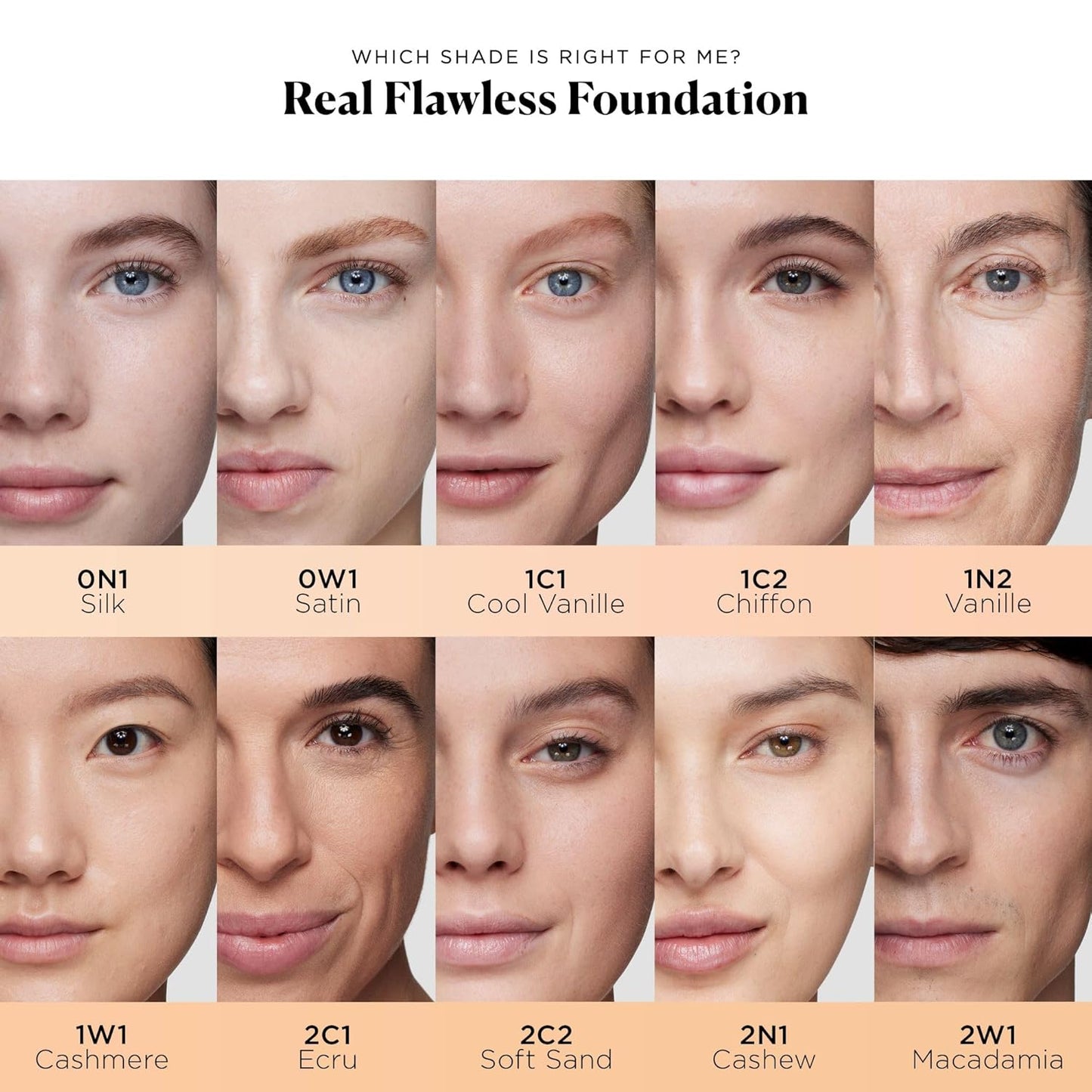 Laura Mercier  Real Flawless Liquid Foundations