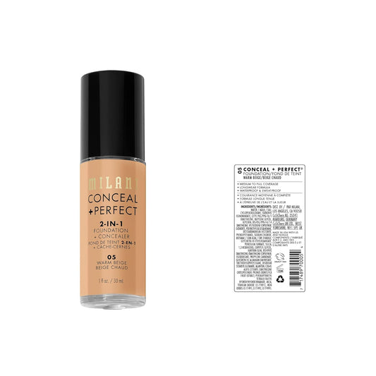 Milani Conceal + Perfect 2-In-1 Foundation + Concealer-Warm Beige