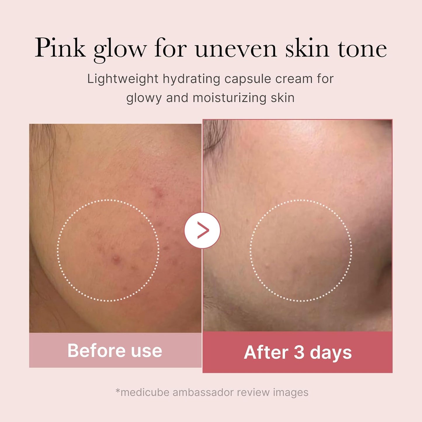 Medicube pink collagen capsule cream