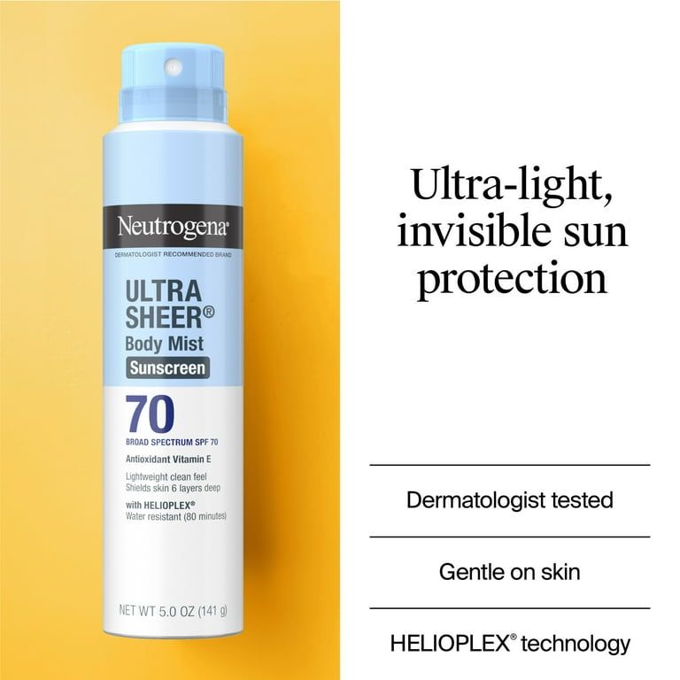 Nuetrogena Ultra Body Shimmer Sunscreen-141g