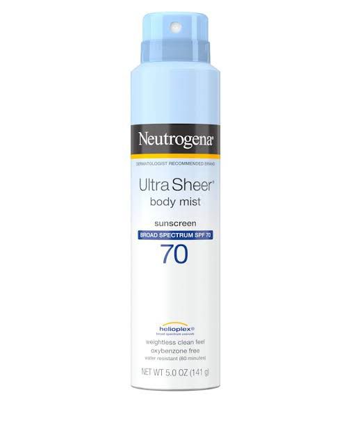Nuetrogena Ultra Body Shimmer Sunscreen-141g