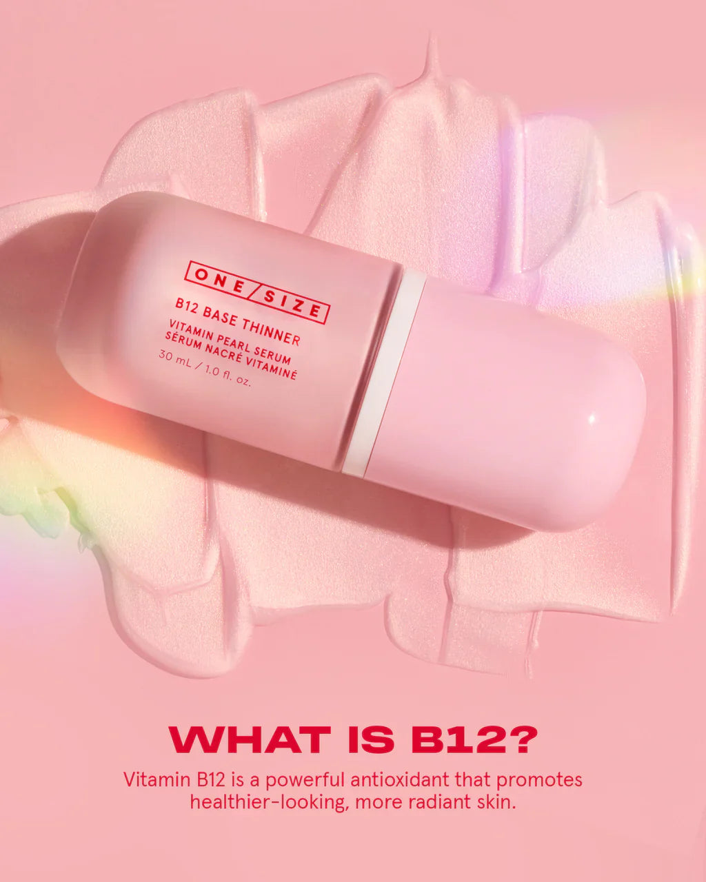 One Size B12 Base Thinner Vitamin Pearl Serum-30 ML