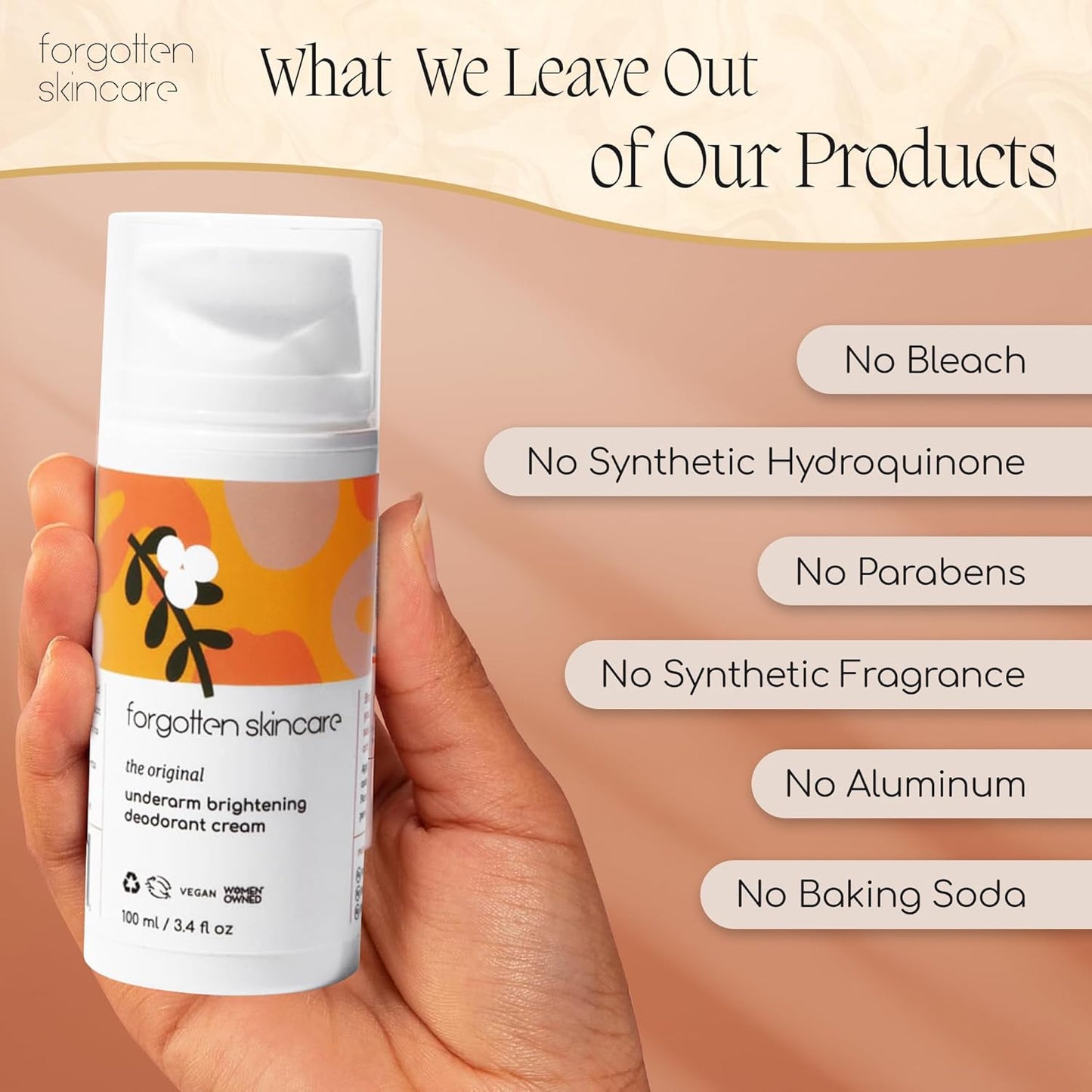 The Original Underarm Brightening Deodorant Cream