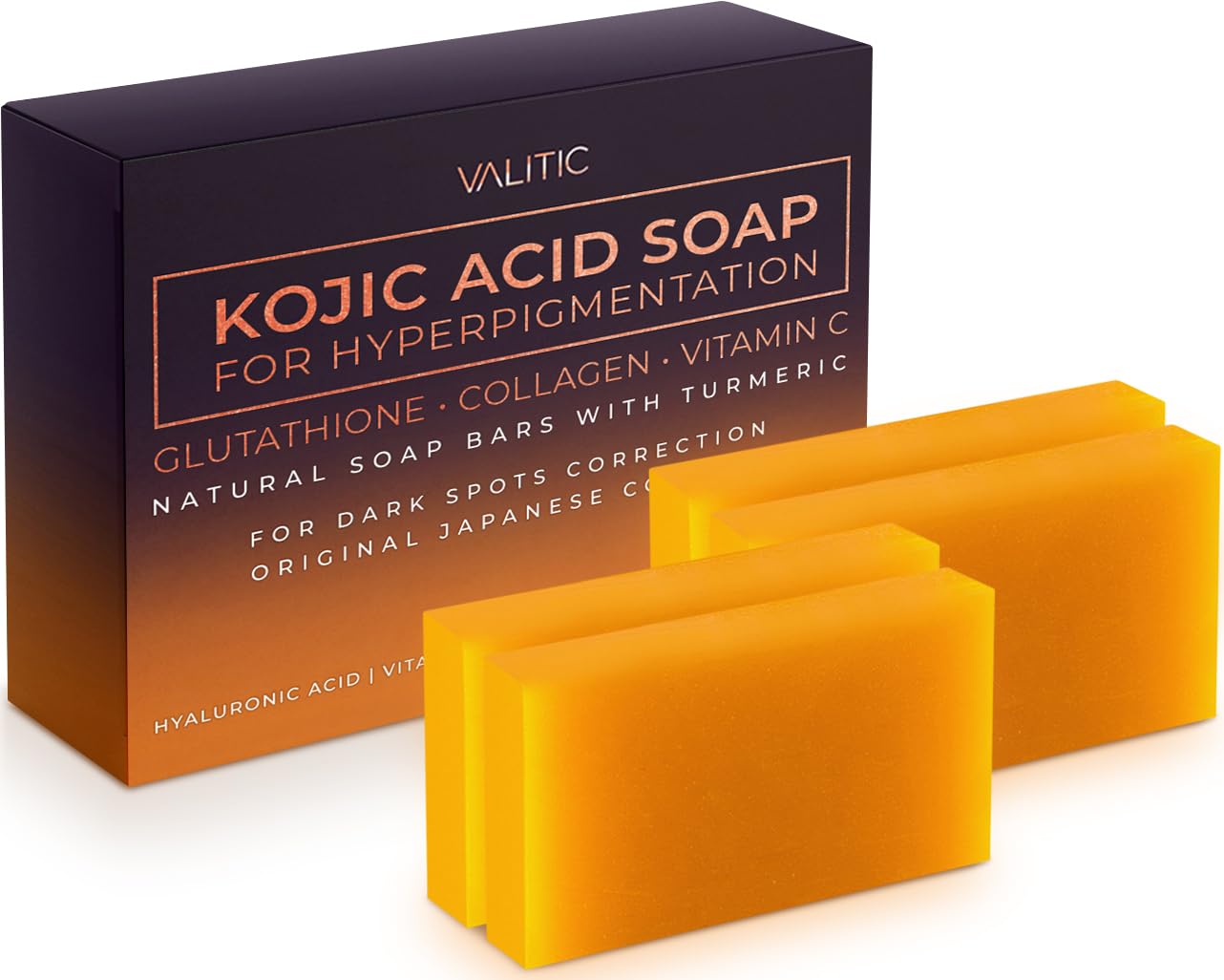 VALITIC Kojic Acid Soap for Hyperpigmentation