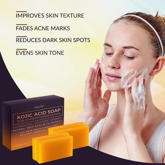 VALITIC Kojic Acid Soap for Hyperpigmentation