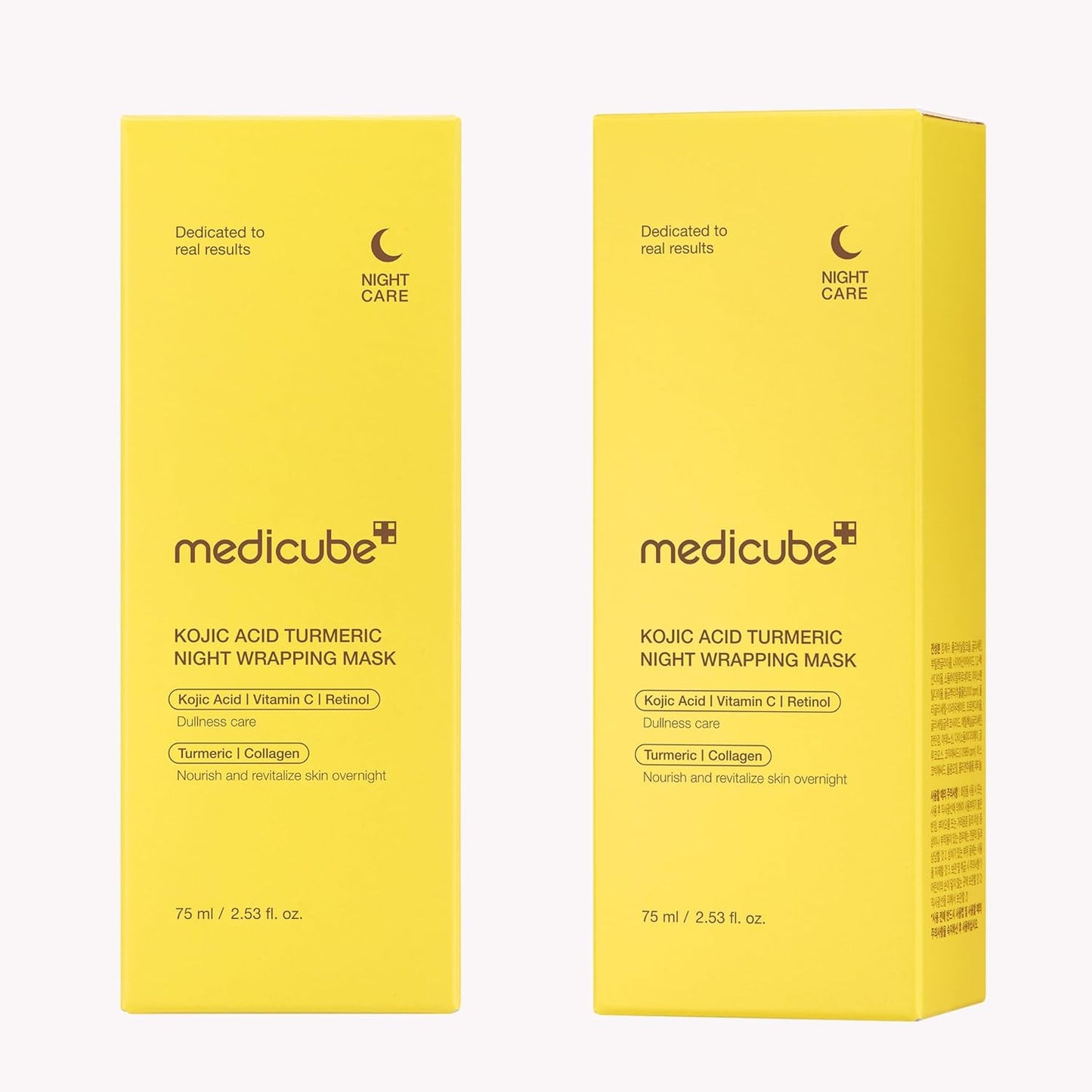 medicube Kojic Acid Turmeric Overnight Wrapping Peel Off Mask