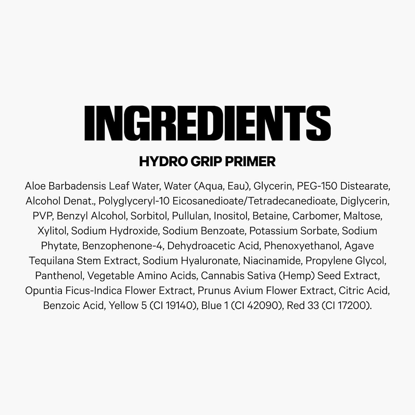 Milk Makeup Hydro Grip Primer with Hyaluronic Acid + Niacinamide