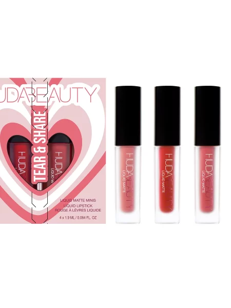 HUDA BEAUTY LIQUID MATTE MINIS TEAR & SHARE