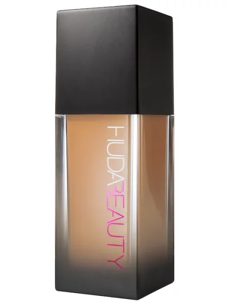 HUDA BEAUTY #FauxFilter Luminous Matte Foundation Color: 320G Tres Leches – medium skin with peachy- golden undertone