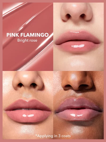 POUT-PERFECT SHINE LIP PLUMPER-PINK FLAMINGO